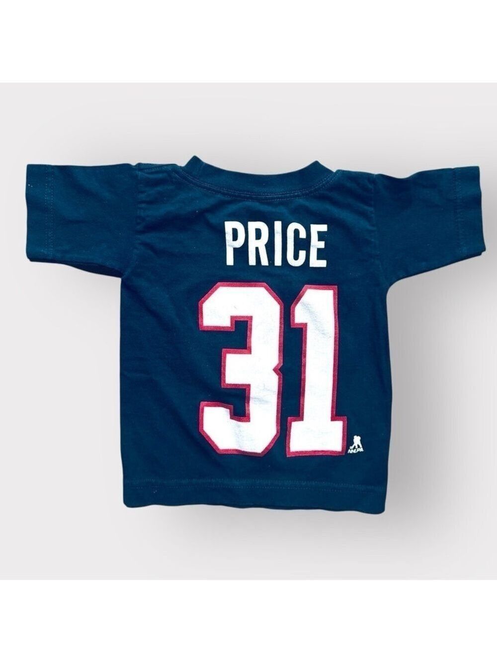 Carey Price NHL Montreal Canadiens Blue Red Short Sleeve Tee kids Unisex Size 2T